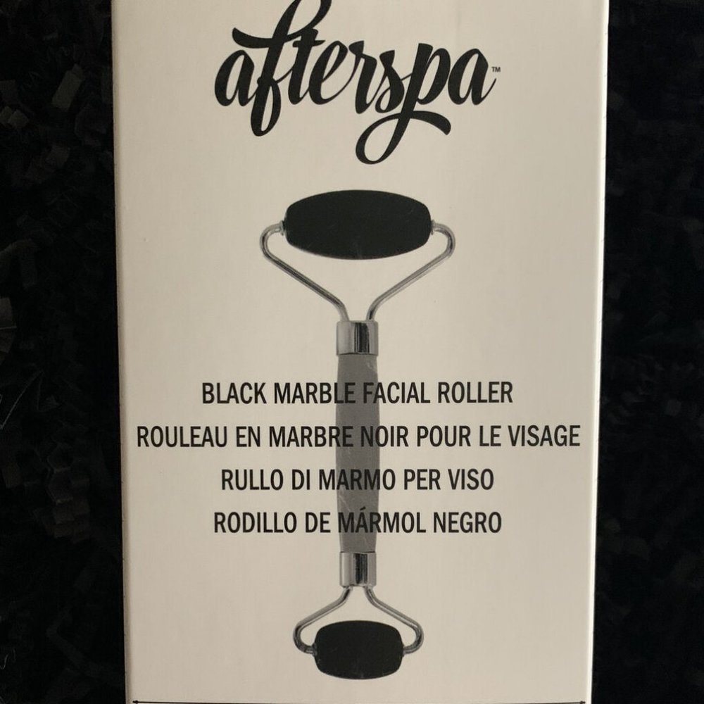 Afterspa Black Marble Facial Roller. It is NEW IN BOX.